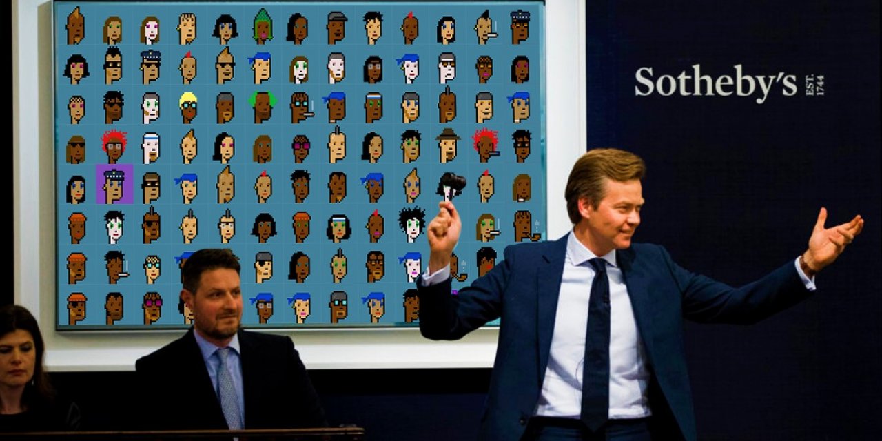 Sotheby's 104 CryptoPunks NFT'si içeren Müzayedeyi İptal Etti